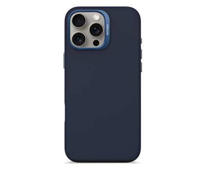 Etui do telefonów Decoded AntiMicrobial Silicone iPhone 16 Pro Max MagSafe blue print D25IPO16PMBCS9BT